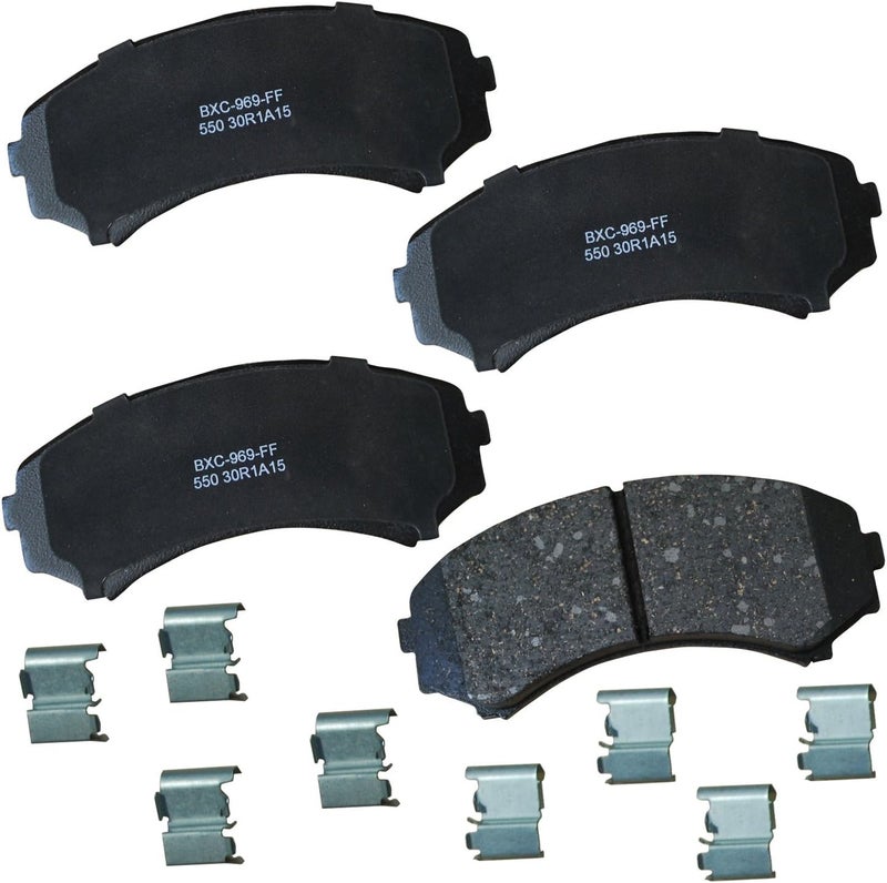 Bendix Premium SBC550 Ceramic Front Brake Pads for Mazda MPV 1993-1992, Mitsubishi Endeavor 2009, Grandis 2009, Montero 2009 - Image 1